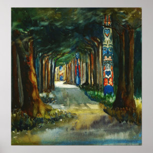 Poster Carr - Totem Caminha Em Sitka 1907