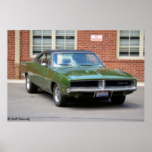 Póster Carregador de 1969 Dodge