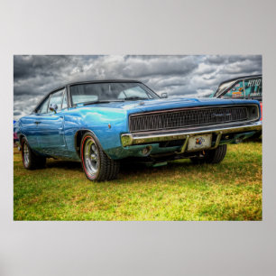 Póster Carregador de 1970 Dodge