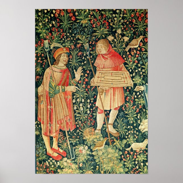 Póster Carregando camponês um conselho jeu de marelle (Frente)