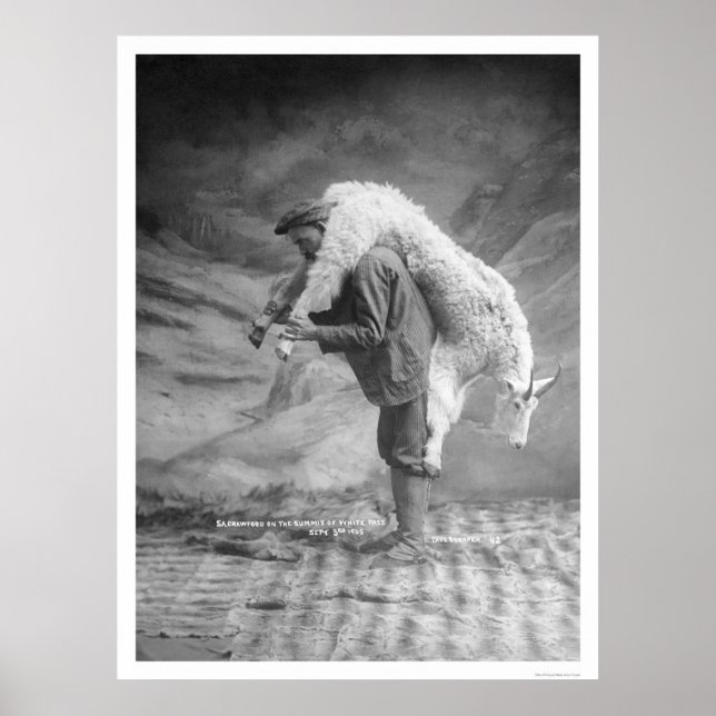 Póster Carregando no Alasca 1905 (Frente)