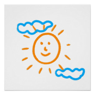 Póster Carregar Crianças de Desenho Transformando Trabalh