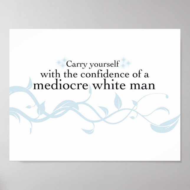 Póster Carregar-te com a confiança... (Frente)