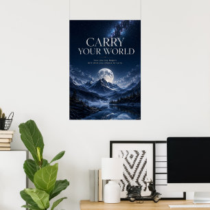Poster Carregue Seu Mundo