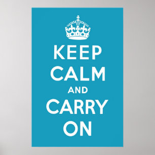 Póster Carribean Blue