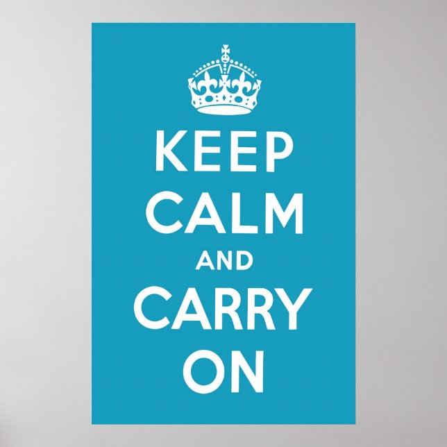 Póster Carribean Blue (Frente)