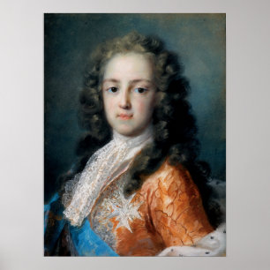 Poster Carriera - Luís XV Da França Como Dauphin 1720