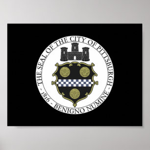 Poster Carrinho da cidade de Pittsburgh