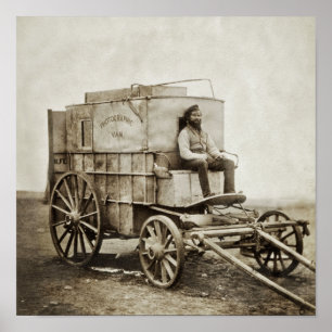 Poster Carrinho de fotografia de Roger Fenton Realismo Fo