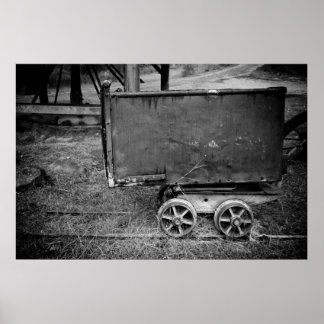 Poster Carrinho de Ore Dourado