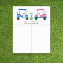 Carrinhos De Golfe No Curso Sinal De Previsão De G