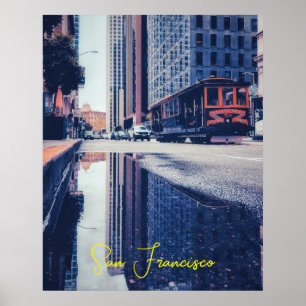 Poster Carro a cabo San Francisco