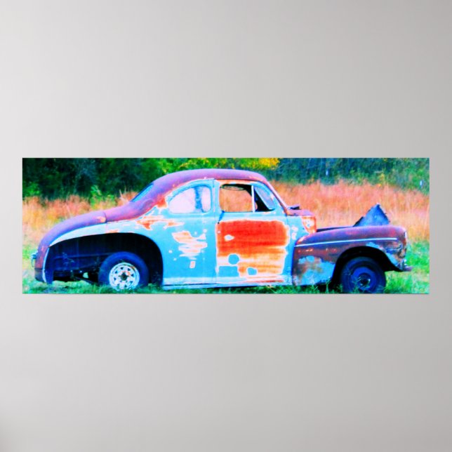 Póster Carro Abandonado (Frente)