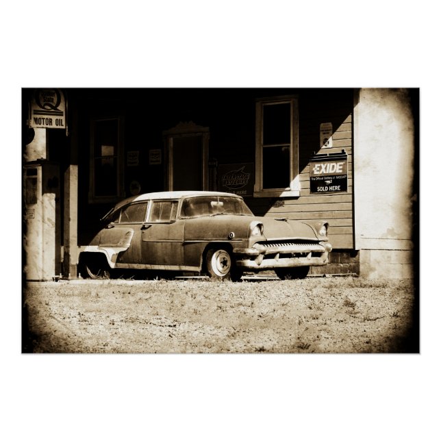 Póster Carro antigo (Frente)