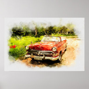 Poster Carro antigo
