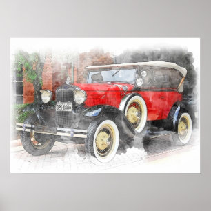 Poster Carro antigo