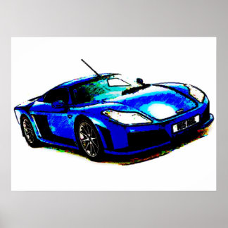 Poster Carro-Arte