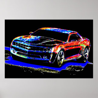 Póster Carro-Arte