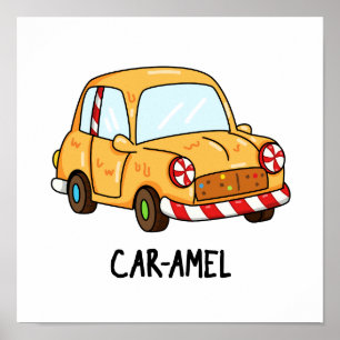 Poster Carro Caramelo De Caramelo