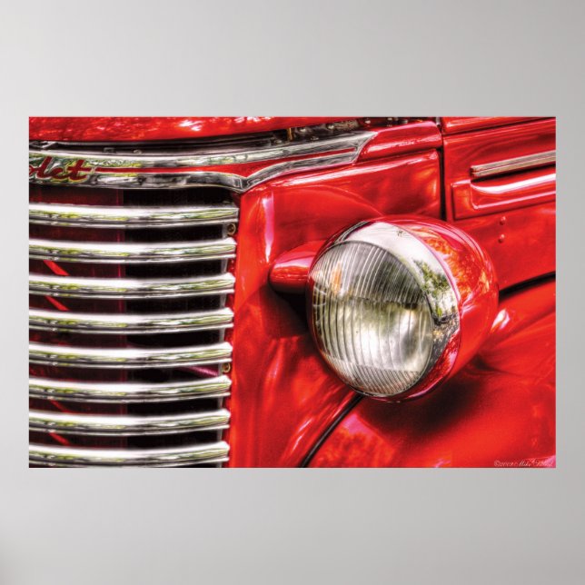 Póster Carro - Chevrolet (Frente)
