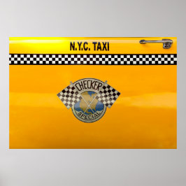 Póster Carro - Cidade - Táxi de NY