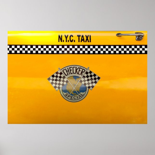 Póster Carro - Cidade - Táxi de NY (Frente)