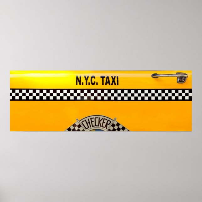 Póster Carro - Cidade - Táxi NYC (Frente)