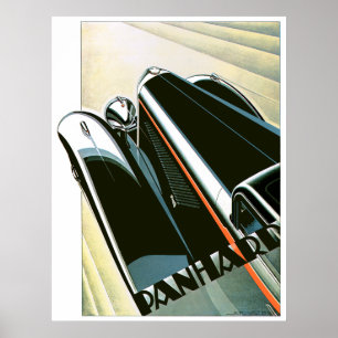 Póster Carro Clássico Panard