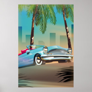 Poster Carro Clássico Retroativo
