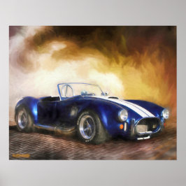 Poster Carro Cobra "FANG STRIKER"