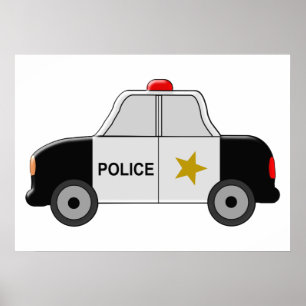 Póster Carro da Polícia