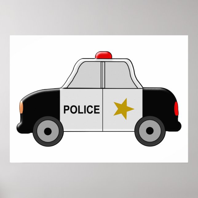 Póster Carro da Polícia (Frente)