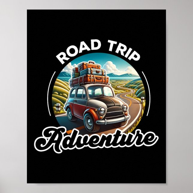 Poster Carro de Aventura em Viagem  (Frente)