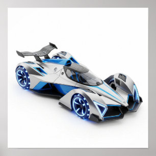 Poster Carro de Brinquedos Futurístico