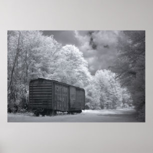 Póster Carro de Caixa Abandonado