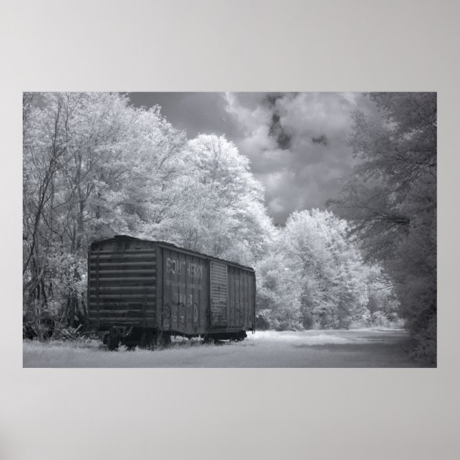 Póster Carro de caixa abandonado (Frente)