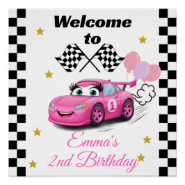 Póster Carro de Convocação de Aniversário do Fast One Gir