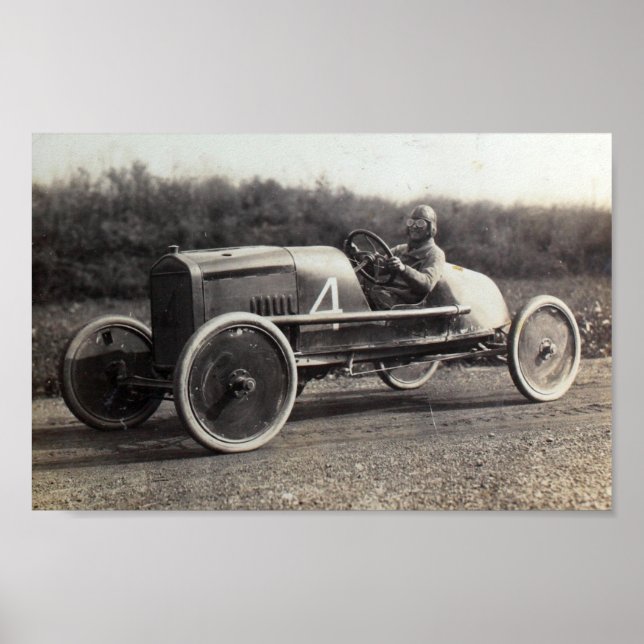 Póster Carro de corrida (Frente)