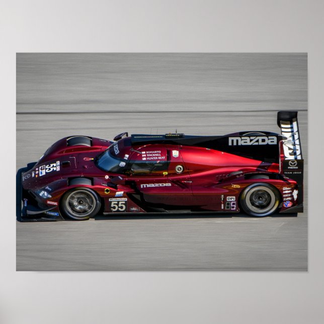 Poster Carro de corrida #55 (Frente)