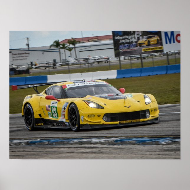 Poster Carro de corrida #63 (Frente)