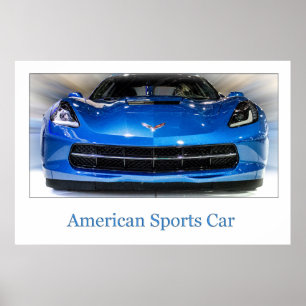 Poster Carro de esportes americano