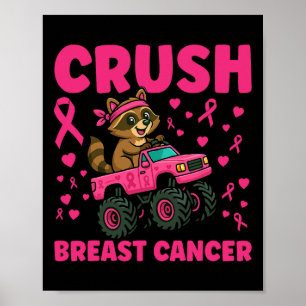 Poster Carro de Sensibilização para o Cancer de Crush Bre