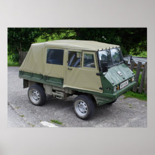 Póster Carro de Steyr Puch Haflinger