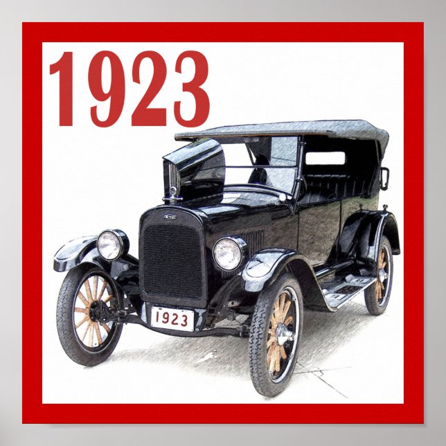 PÓSTER CARRO DE TORTURA DE 1923 (Frente)