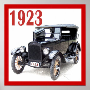 PÓSTER CARRO DE TURISMO 1923