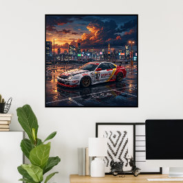 Poster Carro de Turismo Honda Prelude