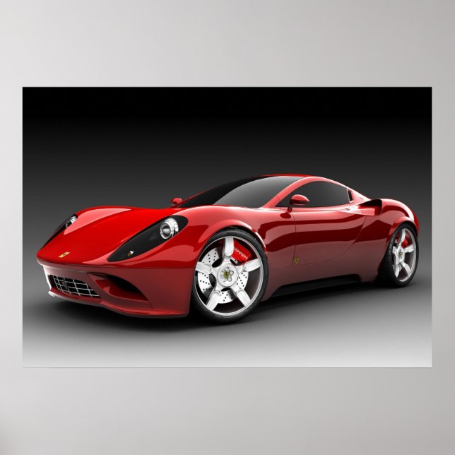 Poster Carro desportivo 40 (Frente)