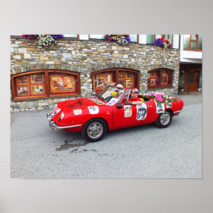 Póster Carro esportivo em Seefeld in Tirol