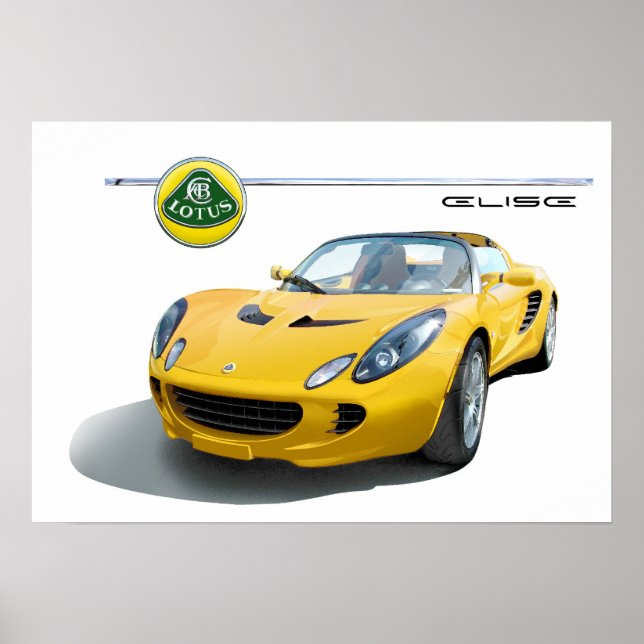 Poster carro Lotus elise (Frente)