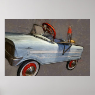 Poster Carro Pedal De Pássaro Tee